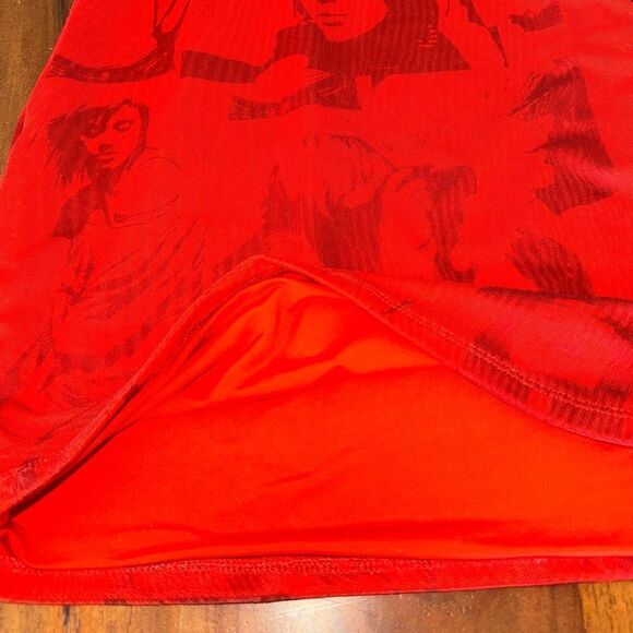 Edikted Dolls Kill Pop Art Cut Out Dress sz S - Picture 11 of 16